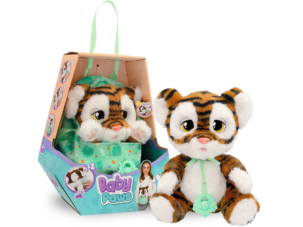 Baby Paws Peluche interactive Tigre