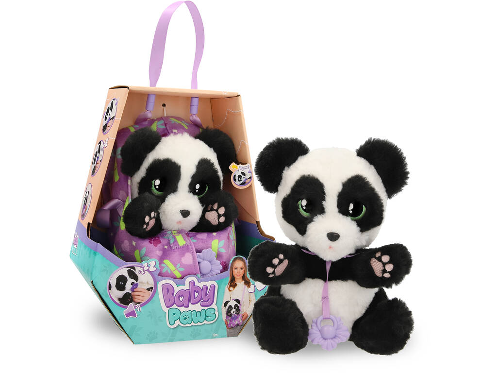 Baby Paws Peluche interactive Panda