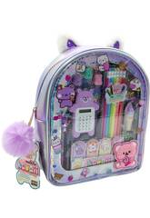 Sac à dos Kawaii 26 cm avec accessoires