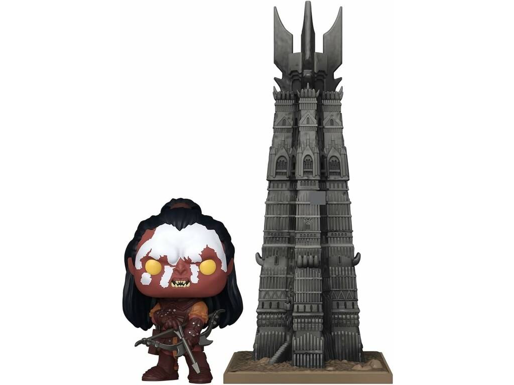 Funko Pop Town El Señor de los Anillos Figura Lurtz con Orthanc