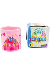 Fun Dock Rose avec conception de licorne et château