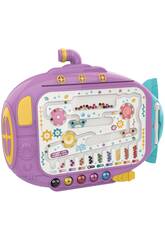 Labyrinthe magnétique sous-marin violet avec stylo et poissons