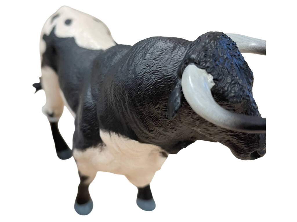 Figura Touro Calmo Cinzento de 10x4x15 cm