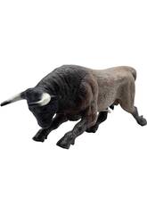 Figurine Taureau chargeant gris, 5 x 4 x 15 cm