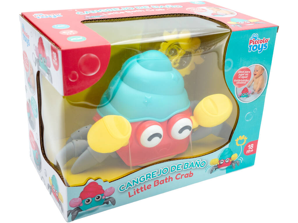 Crabe de bain à carapace bleue avec mouvement