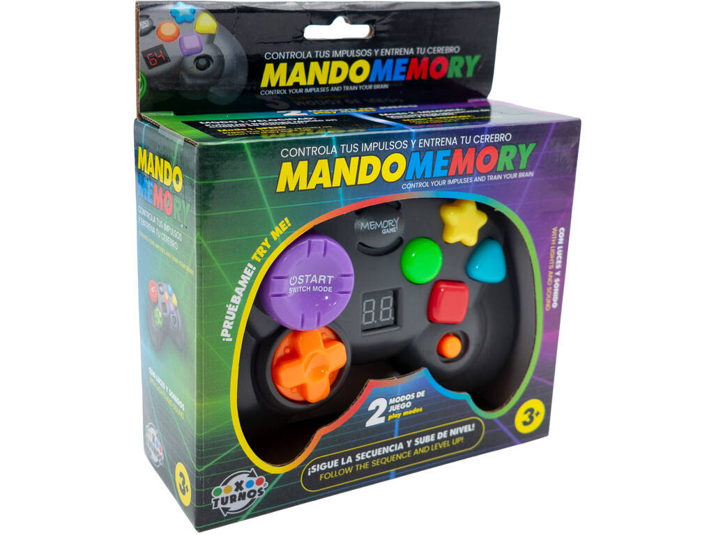 Comando Memory Jogo de Memória com Luzes e Sons