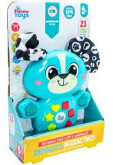 Animaux interactifs Figurine chien bleu de 14 cm avec lumière et sons