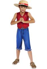 Disfraz Infantil One Piece Monkey D. Luffy Talla L