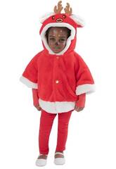 Déguisement enfant Baby Santa Reno taille XXS avec capuche