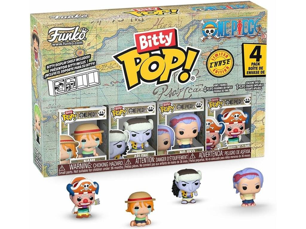 Funko Bitty Pop One Piece Pack 4 avec Nami