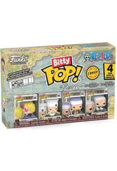 Funko Bitty Pop One Piece Pack 4 avec Sanji