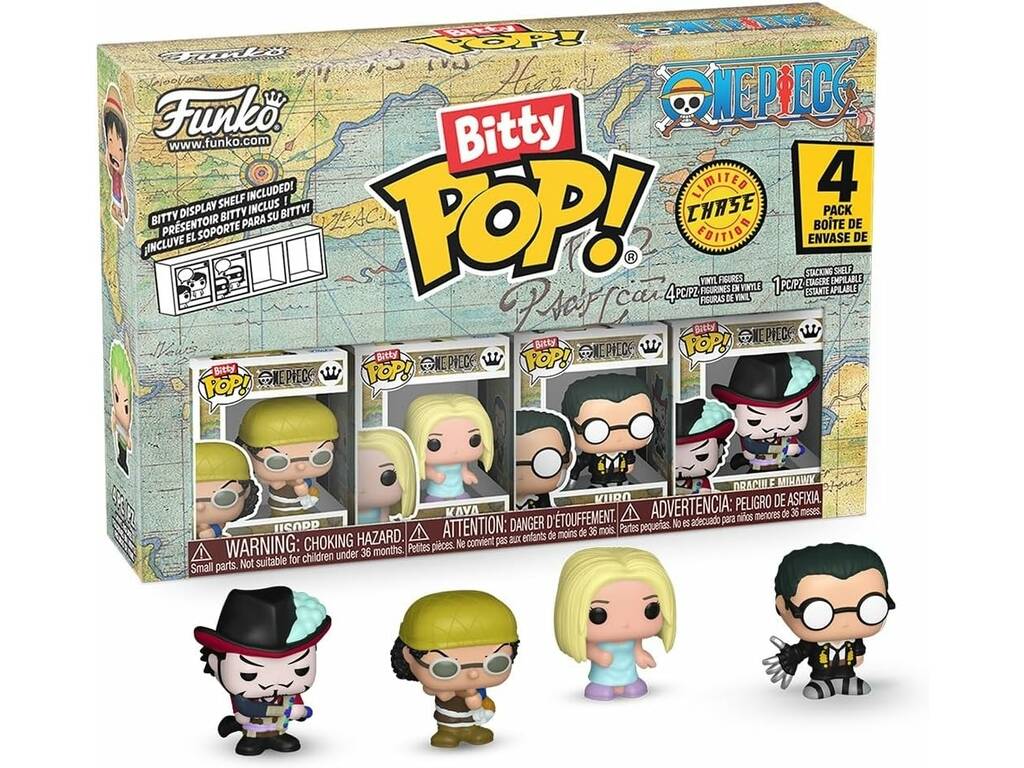 Funko Bitty Pop One Piece Pack 4 avec Usopp