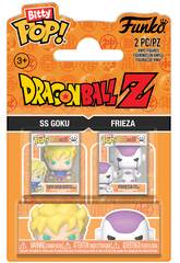 Funko Bitty Pop Dragon Ball Z Pack 2 avec Super Saiyan Goku et Frieza 4th Form