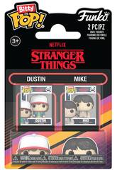 Funko Bitty Pop Stranger Things Pack 2 avec Dustin et Mike