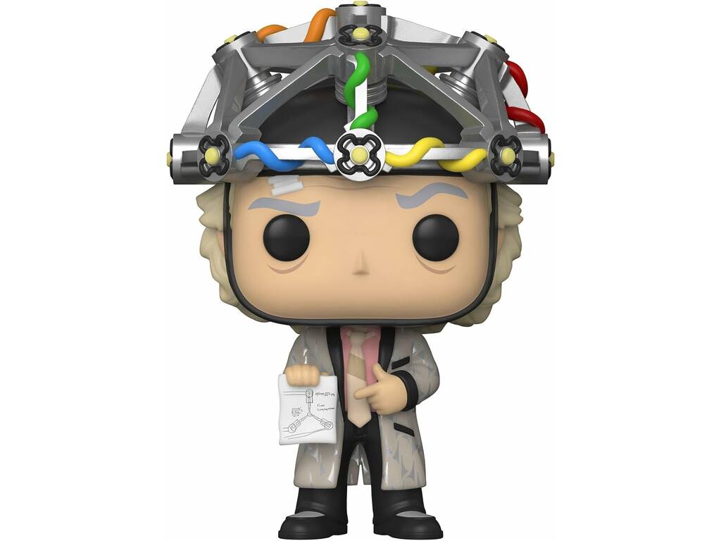Funko Pop Movies Retour vers le futur Figurine Doc avec casque