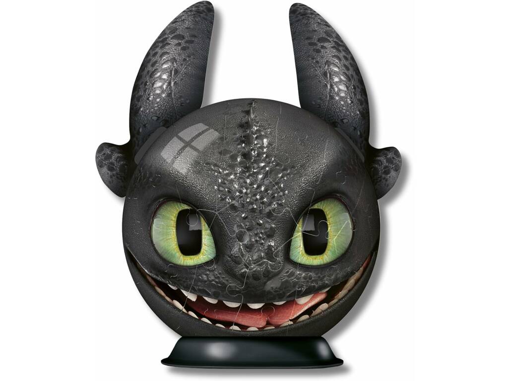 Puzzle 3D Dragons Cabeza de Desdentado con Orejas
