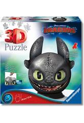 Puzzle 3D Dragons Cabeça de Desdentado com Orelhas
