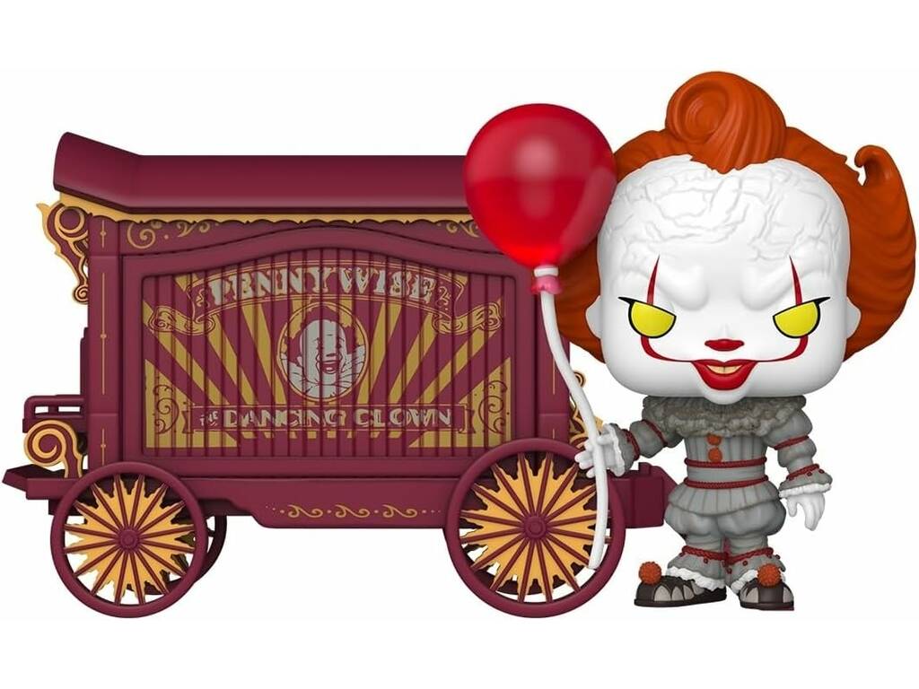 Funko Pop Town IT Welcome To Derry Figurine Pennywise avec wagon