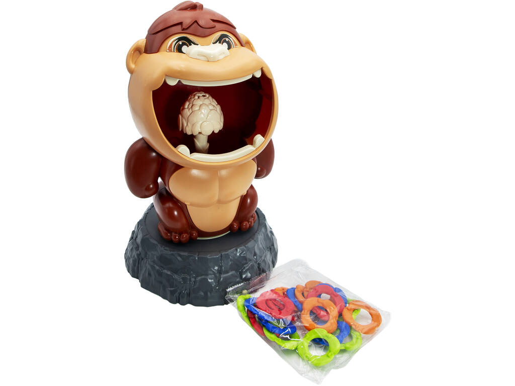 Gorille glouton avec 20 anneaux