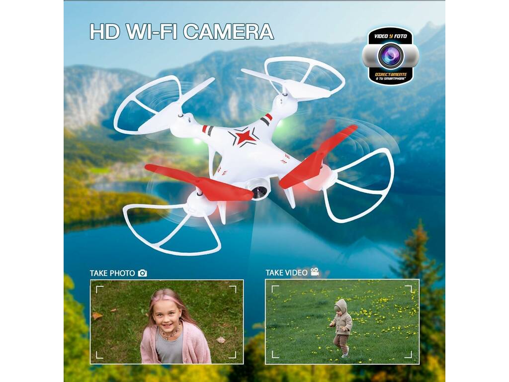 Xtrem Raiders Dron Radio Control Fly Cam con WiFi