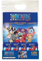 One Piece En route pour Egghead Starter Pack Album d'autocollants avec 4 pochettes
