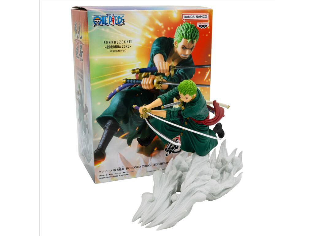 One Piece Senkouzekkei Figurine Roronoa Zoro Egghead Ver. 15 cm
