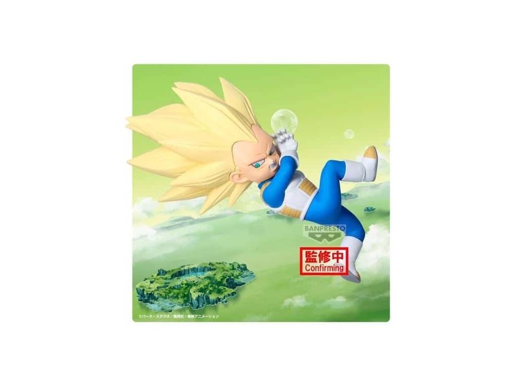 Dragon Ball Daima Figura Vegeta Super Saiyan 3 con Panel de 14 cm
