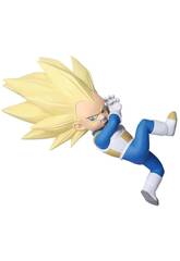 Dragon Ball Daima Figura Vegeta Super Saiyan 3 con Panel de 14 cm
