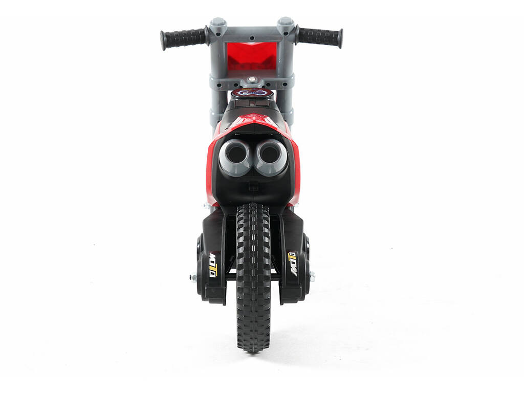 Trotteur moto rouge pour enfant