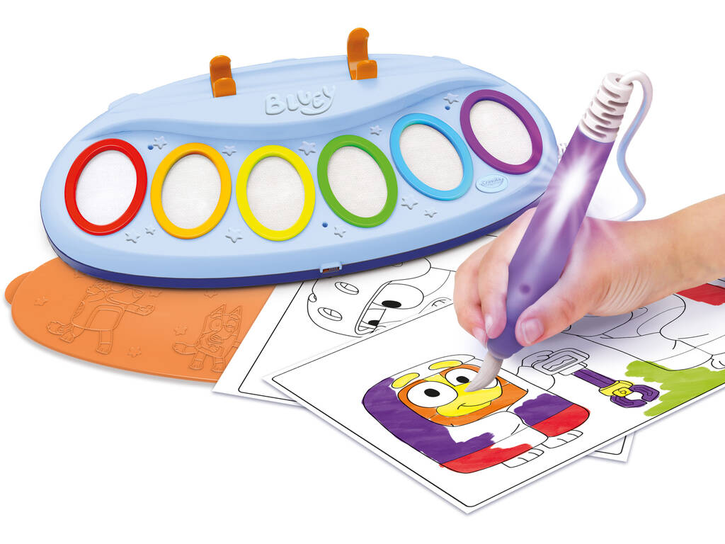 Color Wonder Bluey Pincel Mágico con Luz