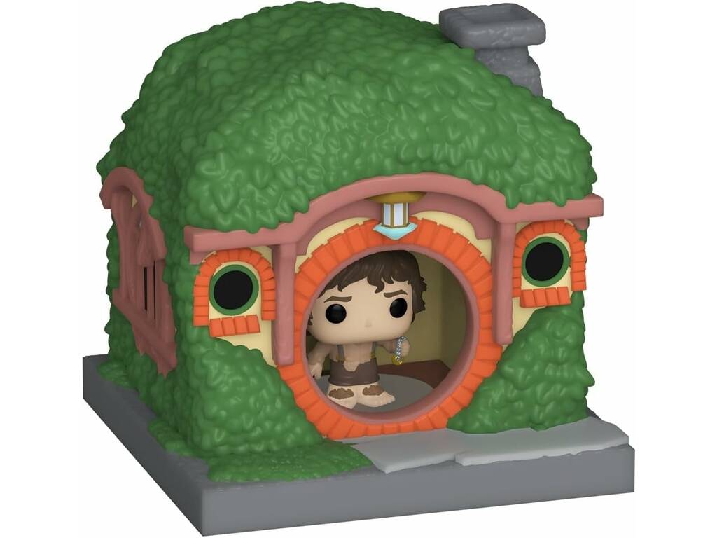 Funko Bitty Pop El Señor de los Anillos Pack Frodo con el Anillo y La Comarca