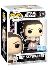 Funko Pop Star Wars Impressions Figura Rey Skywalker con Cabeza Oscilante
