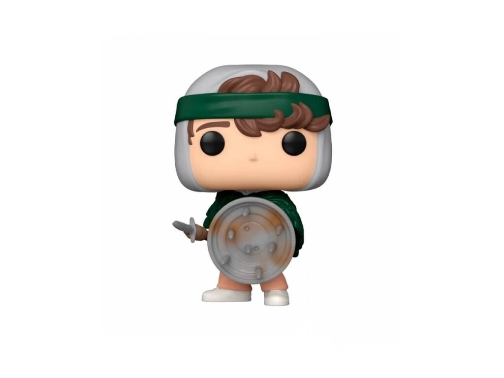 Funko Pop Television Stranger Things Figurine Dustin avec bouclier