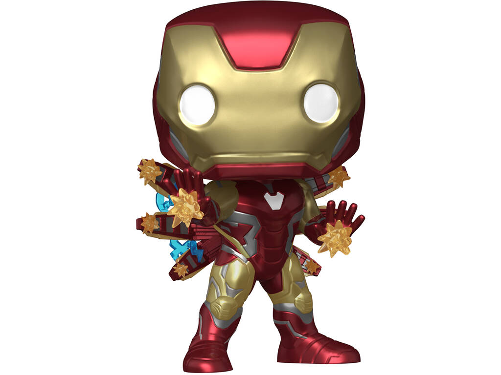 Funko Pop Marvel The Infinity Saga Figura Iron Man con Cabeza Oscilante