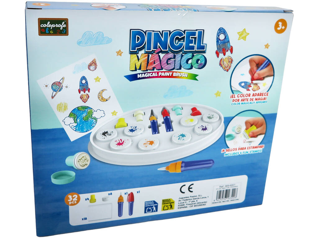 Pennello magico Set creativo Dipingi senza sporcarti