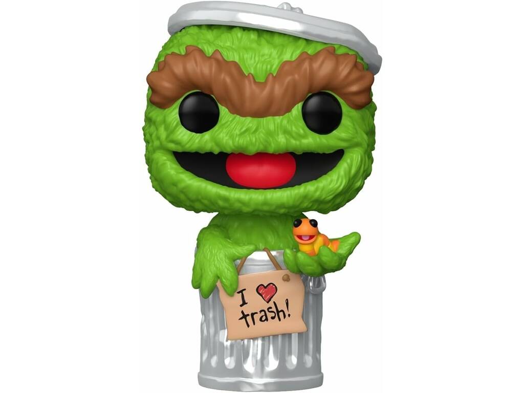 Funko Pop Television Barrio Sésamo Figura Óscar El Gruñón