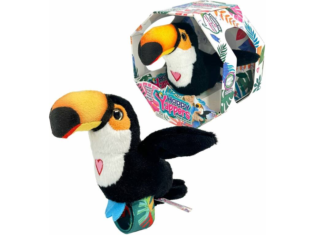 Happy Yappers Peluche Pulseira Slap de 12 cm