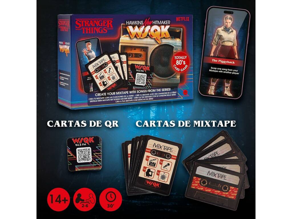 Stranger Things Totally 80’s Gioco di carte