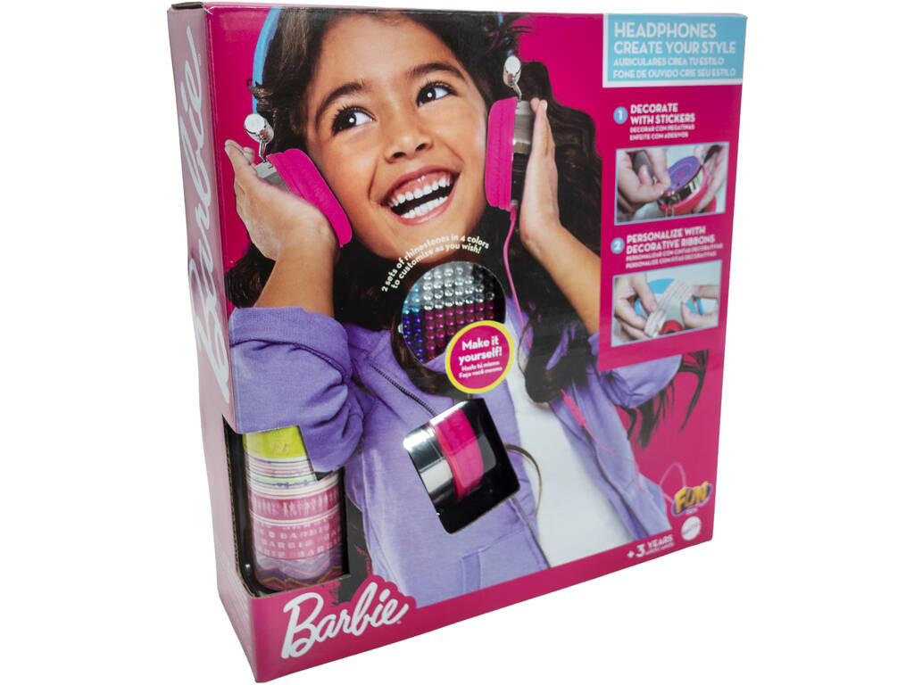 Barbie Écouteurs Crée ton propre style