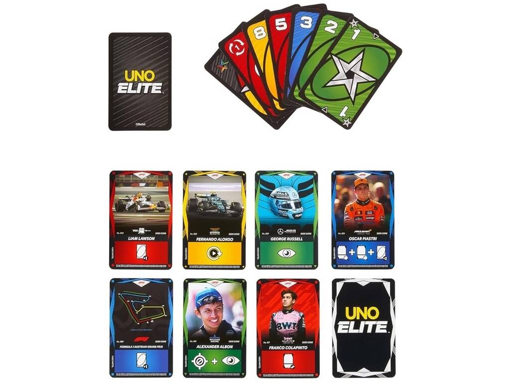 UNO Elite Formula 1 Pack de 3 pochettes 2025 Core Edition