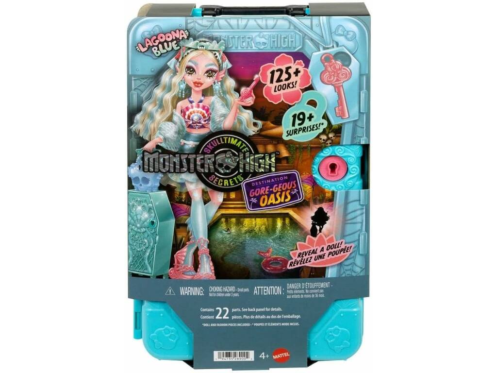 Monster High Skulltimate Secrets Destination Gore-Geous Oasis Poupée Lagoona Blue
