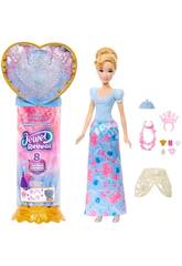 Princesses Disney Jewel Reveal Poupée Cendrillon avec accessoires