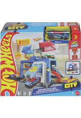 Hot Wheels City Torre Comisaría de Policía con Vehículo