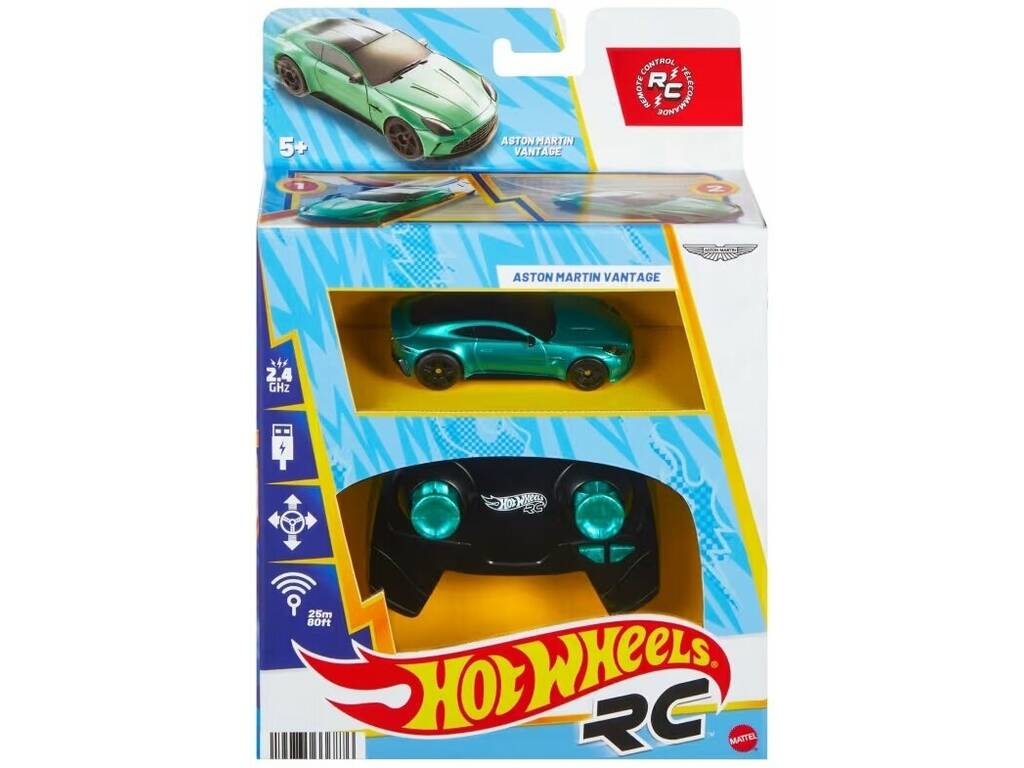 Hot Wheels RC Veículo Aston Martin Vantage 1:64