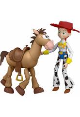 Toy Story 5 Pack Figura Articulada Jessie de 22 cm y Perdigón de 21 cm