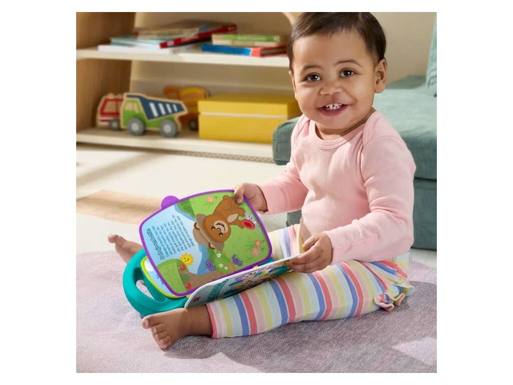 Fisher Price Ríe y Aprende Cancionero Libro Interactivo de Aprendizaje