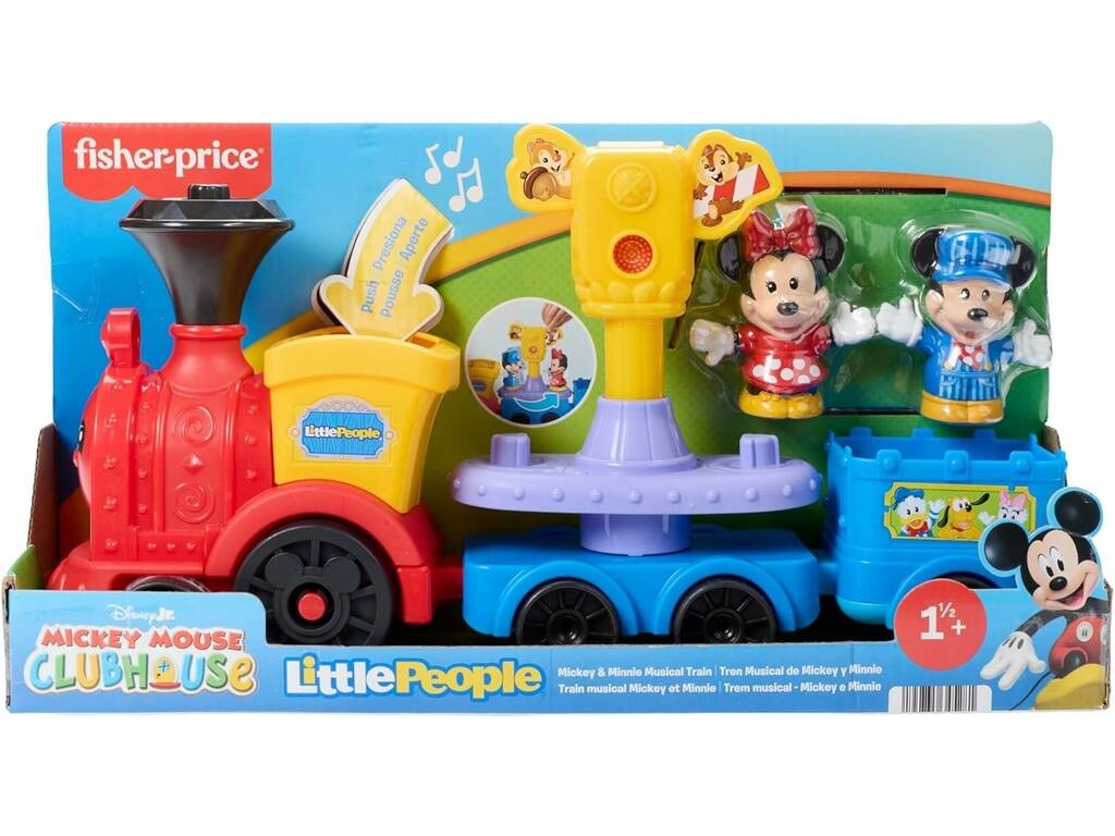Fisher Price Little People Mickey Mouse Clubhouse Tren Musical de Mickey y Minnie