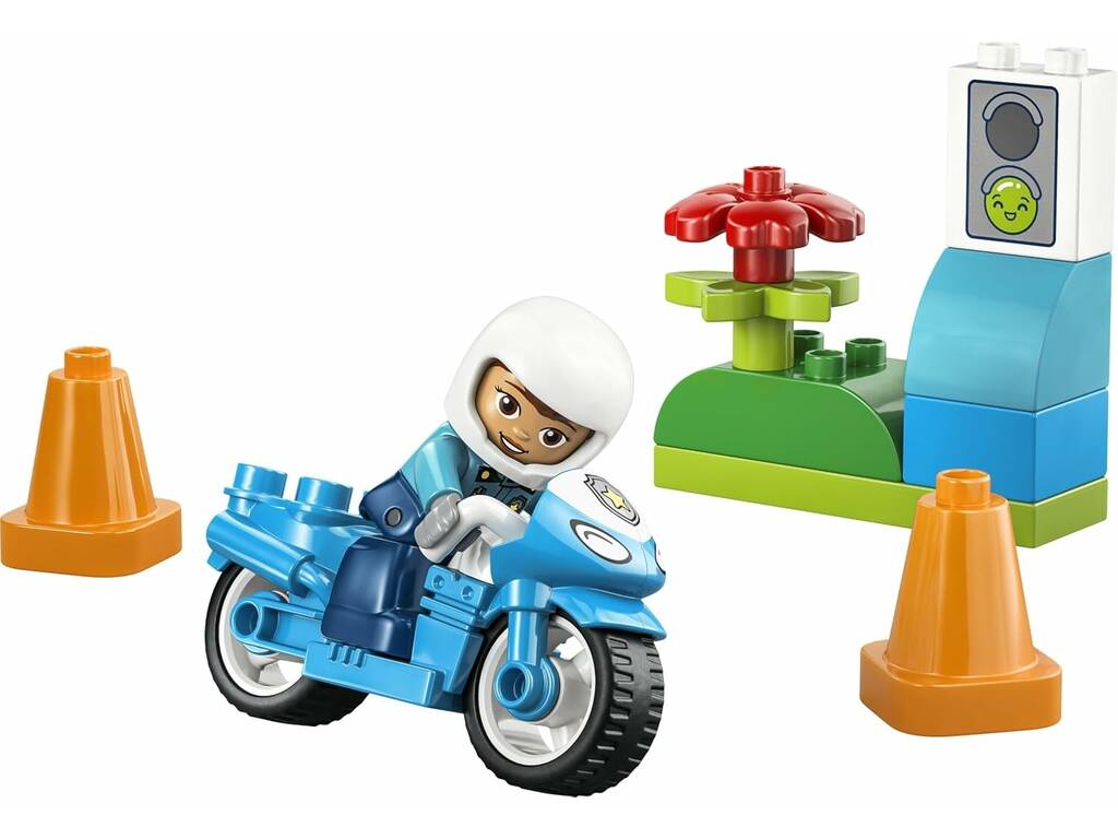 Lego Duplo Moto da Polícia Azul