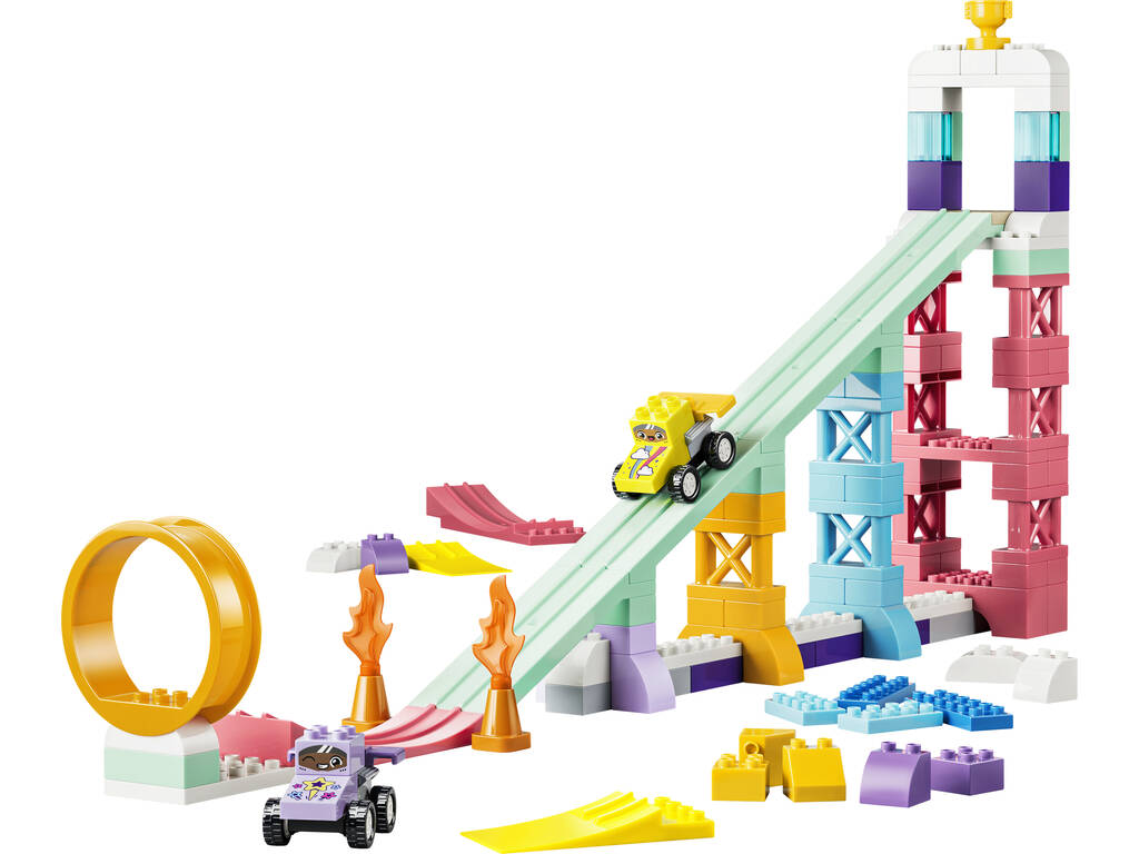 Lego Duplo Rampas Creativas 3 en 1 con Vehículos