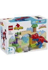 Lego Duplo Marvel Spidey And His Amazing Friends Dinosaurio Spidey vs Duende Verde